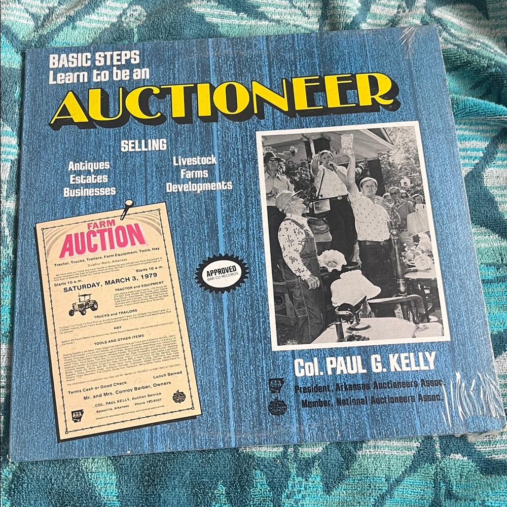 Auctioneer Training Record - Blue